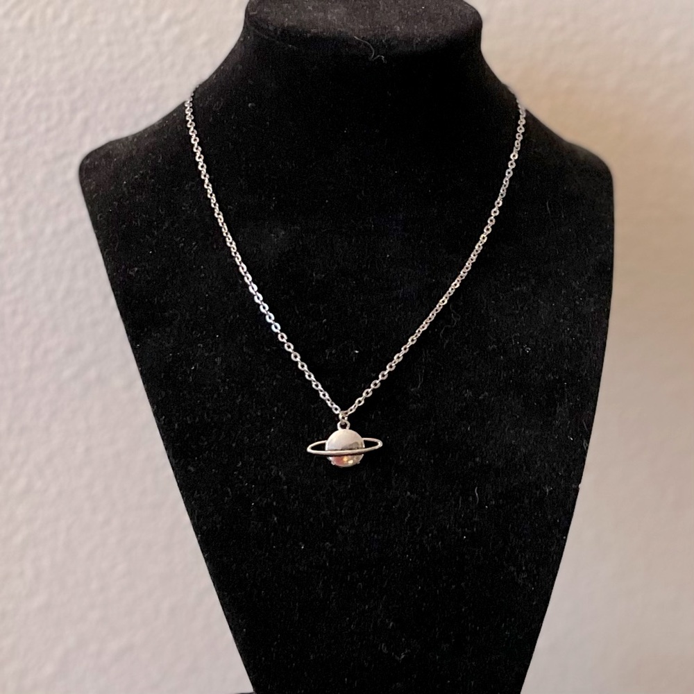 Handmade Planet Necklace